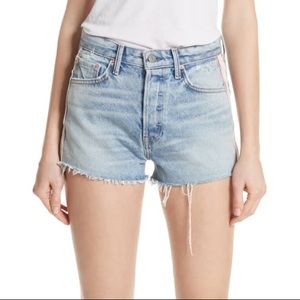 GRLFRND Cindy Side Stripe Denim Shorts